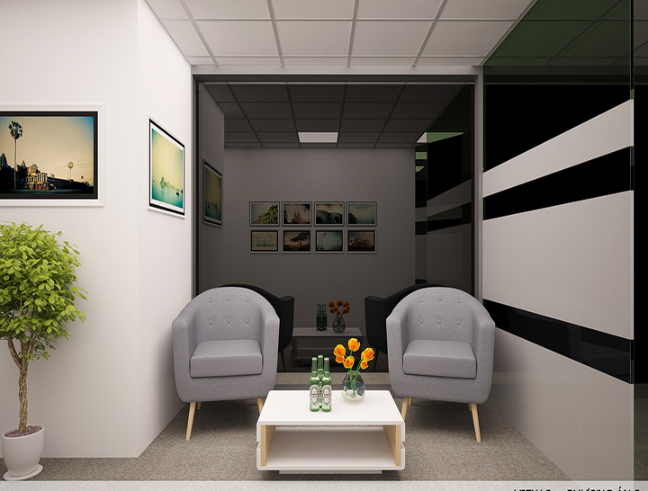 Mẫu thiết kế nội thất văn phòng công ty VTC