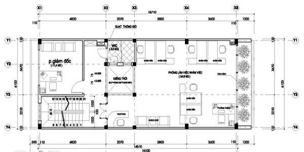 Tư vấn thiết kế nhà ở kết hợp với văn phòng cho thuê ở Thái Nguyên-3