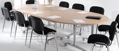 Thiết kế phòng họp hiện đại với bàn họp chân sắt-1