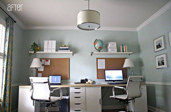 8 mẫu thiết kế phòng làm việc tại nhà dành cho hai người
