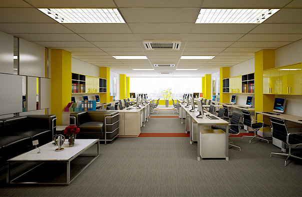 Bạn nên tiết chế lại việc chọn lựa gam màu cho không gian làm việc của mình để tạo dựng được sự chuyên nghiệp và ấn tượng nhất với một văn phòng công sở mang đậm giá trị thẩm mĩ.
