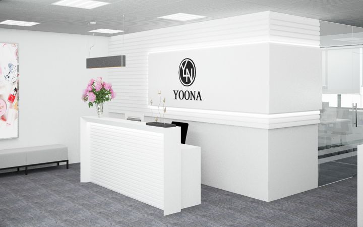 Thiết kế nội thất văn phòng mĩ phẩm Yoona